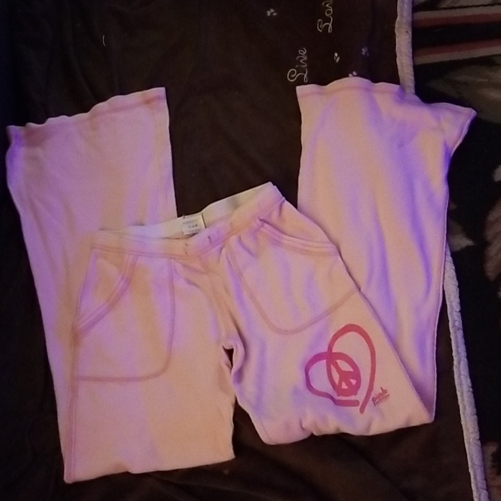 VS/Pink Lounge pant ..pink heart